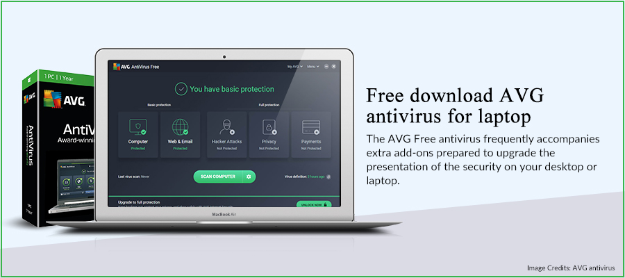 Free download AVG antivirus for laptop